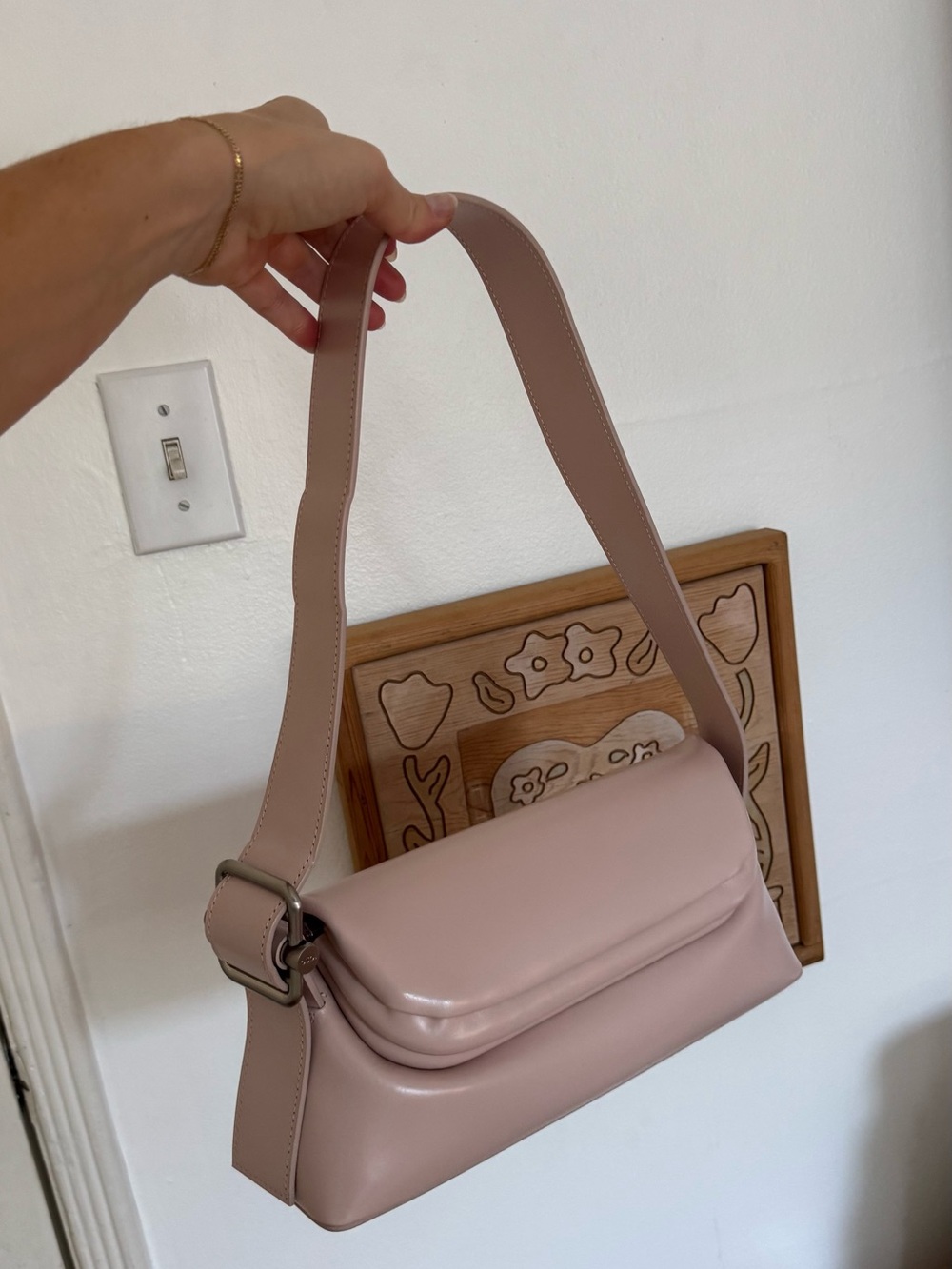 Pink mauve osoi folder bag